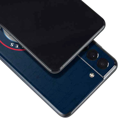 NBA Los Angeles Clippers Distressed Blue Galaxy S21 Plus 5G Skin